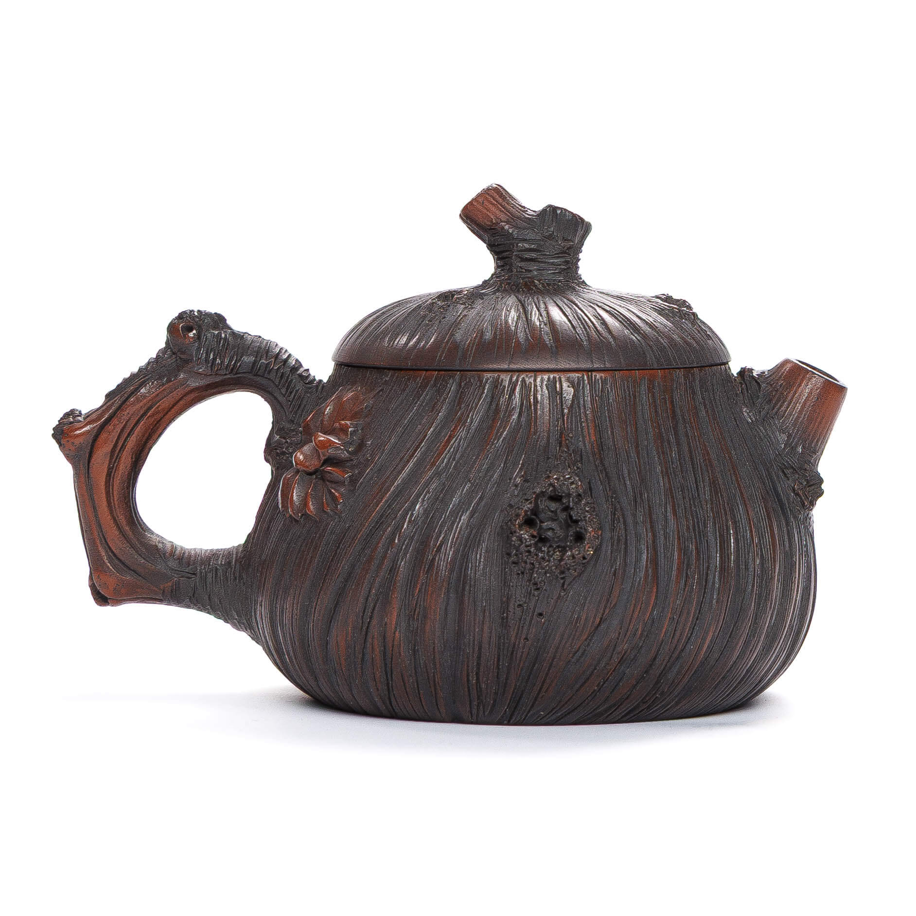 Чайник «Лісовий пеньок» — Кераміка Цзяньшуй, робота майстра Янь Сяосі, 90 мл