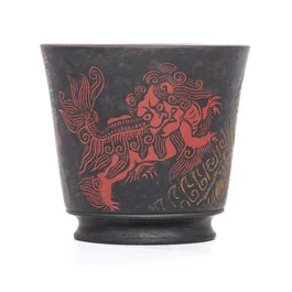 Піала 50 мл "Цілінь", цзяньшуйська кераміка, майстер Чень Цімін