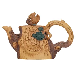 Чайник 150 мл "Белочка. Малый дуб", исинская глина, мастер Чэнь Дун Чжу