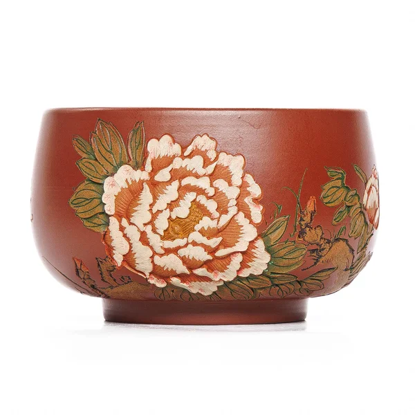 Пиала "Цветущий пион", исинская глина Цин Шуй Ни - 1