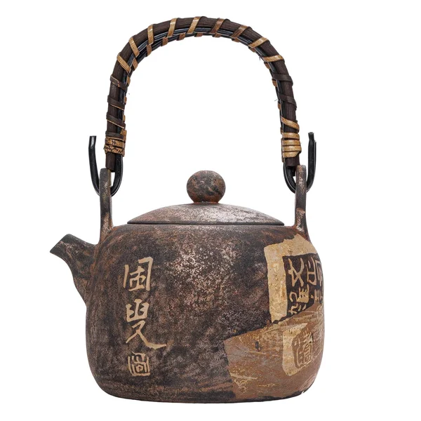 Чайник 200 мл "Естампи", цзяньшуйська кераміка, майстер Гу Цзингуан