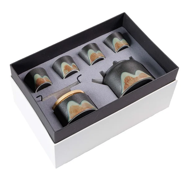 Чайный набор "Нефритовые горы", черный - 3