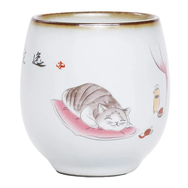 Піала "Котик з мандаринками", жуяо, шовкографія - 3