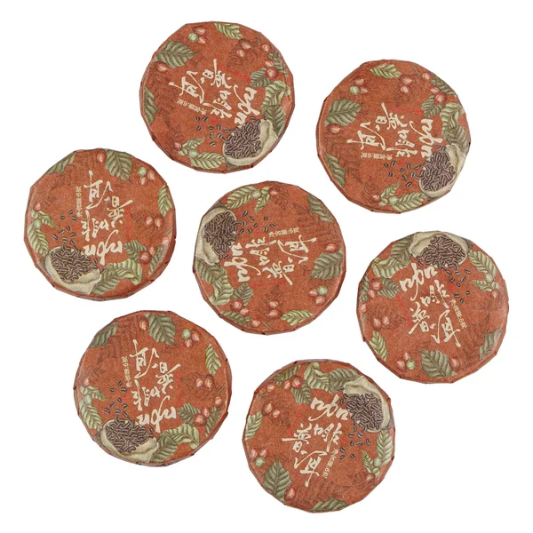 Шу Пуер з кавовими зернами - 1