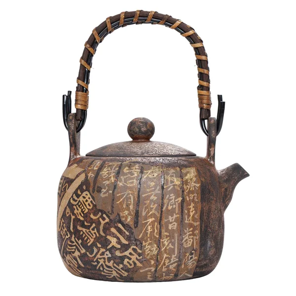 Чайник 200 мл "Эстампы", цзяньшуйская керамика, мастер Гу Цзингуан - 2