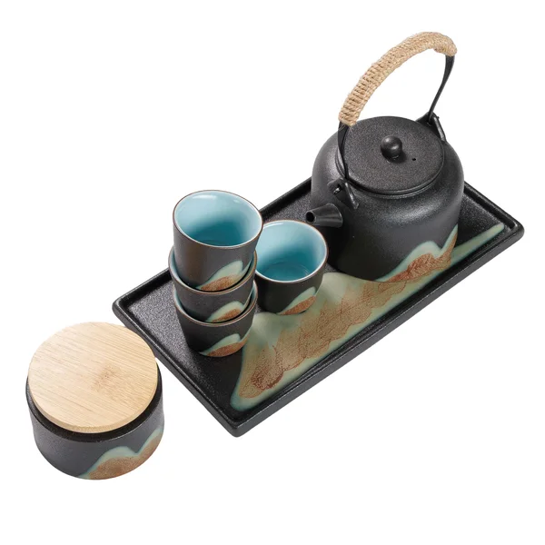 Чайный набор "Нефритовые горы", черный - 4