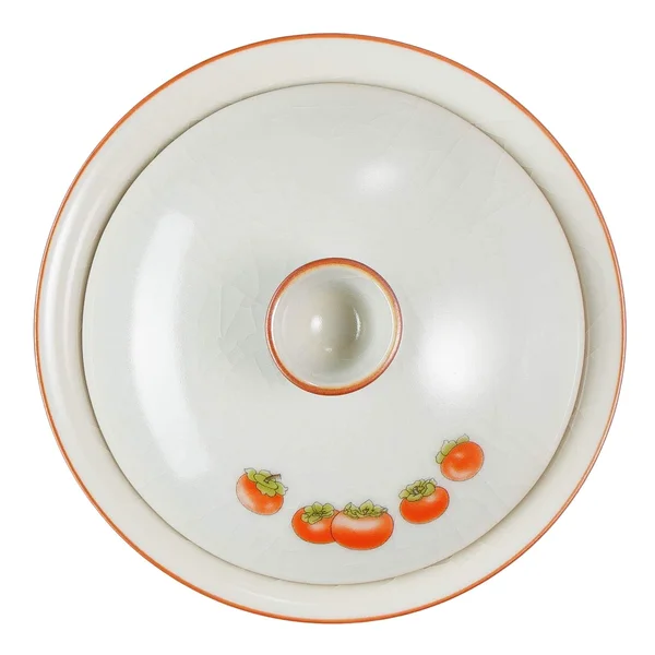 Гайвань 170 мл "Кіт і хурма", кераміка жуяо, шовкографія - 3