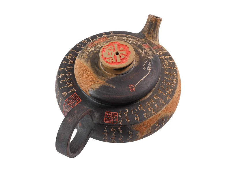 Чайник 140 мл "Праджня", цзяньшуйська кераміка, майстер Ван Юнцзе - 4