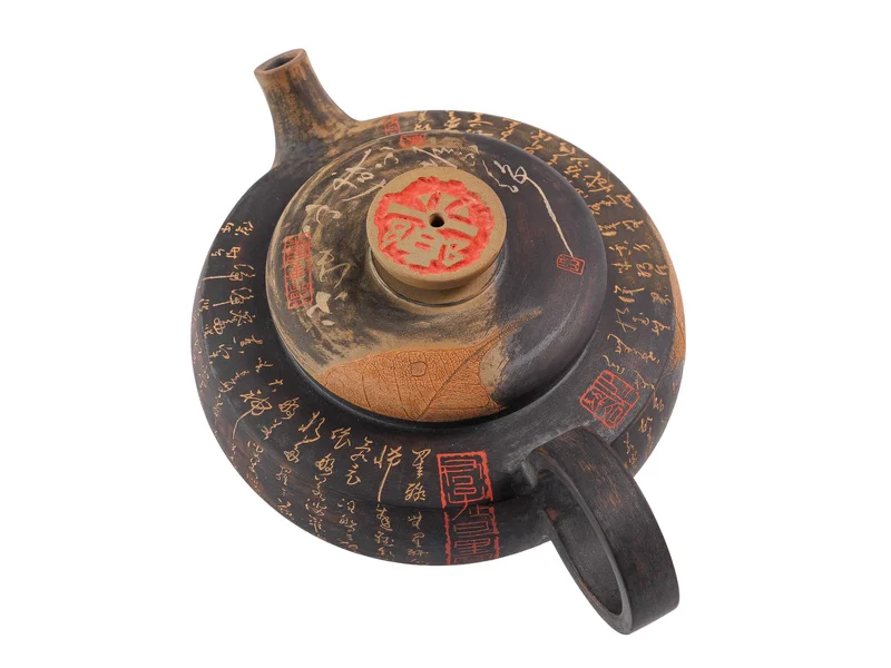 Чайник 140 мл "Праджня", цзяньшуйська кераміка, майстер Ван Юнцзе - 5