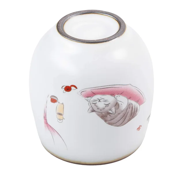 Піала "Котик з мандаринками", жуяо, шовкографія - 6