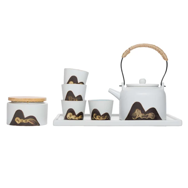 Чайний набір "Нефритові гори", білий - 1