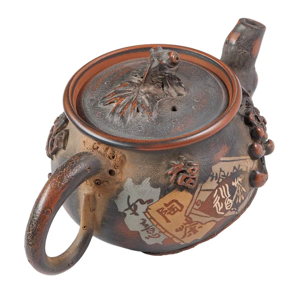 Чайник 230 мл "Золота рибка" цзяньшуйська кераміка, робота майстра Чена - 4