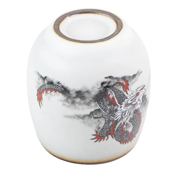 Чаша - Дракон (кераміка / срібло, 100 мл) - 6