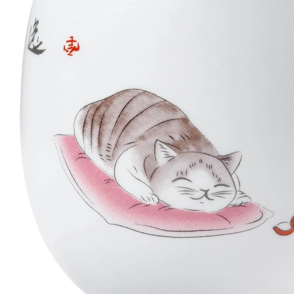 Піала "Котик з мандаринками", жуяо, шовкографія - 8