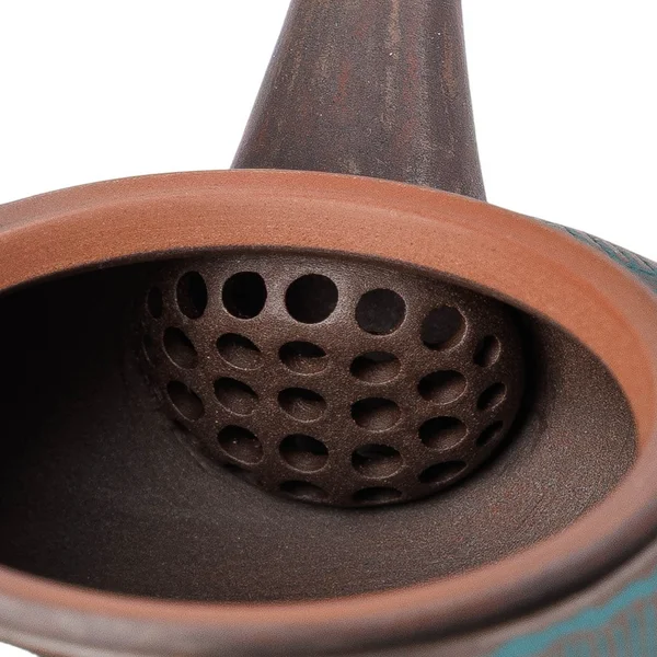 Чайник 100 мл "Бірюзовий тотем", цзяньшуйська кераміка, майстер Нун Бінцзе - 7