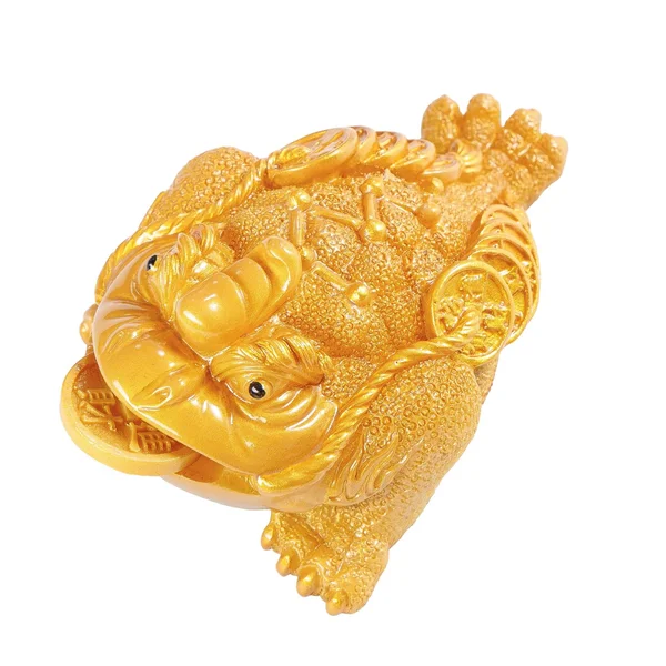 Чайна фігурка Золота жаба, що змінює колір (жовта) - 3