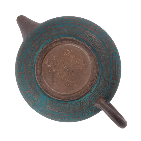 Чайник 100 мл "Бірюзовий тотем", цзяньшуйська кераміка, майстер Нун Бінцзе - 8