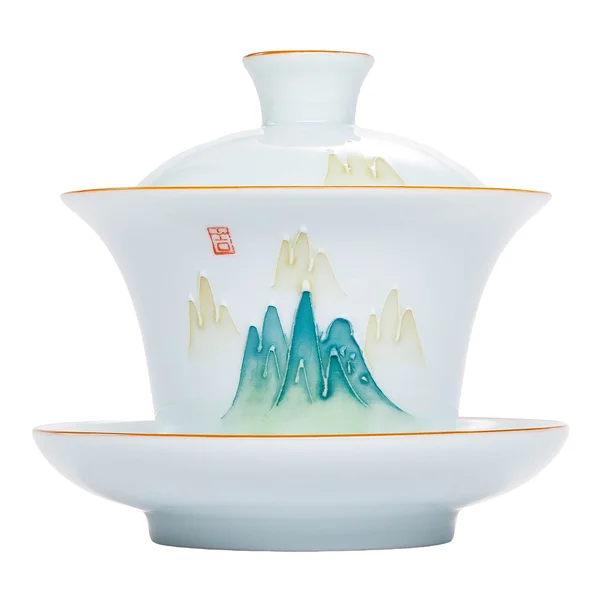 Гайвань с рельефным рисунком "Зеленые горы" - 1