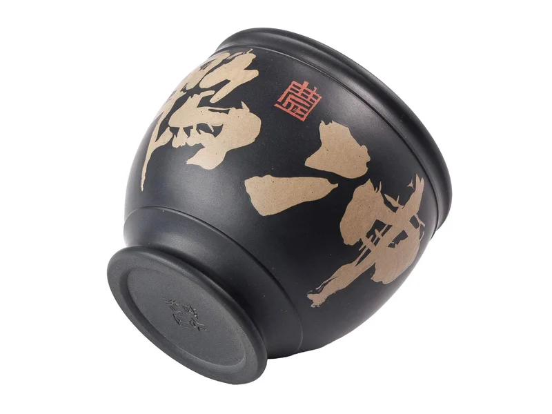 Піала 95 мл "Тиха гілка", цзяньшуйська кераміка, майстер Нун Бінцзе - 9