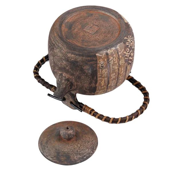 Чайник 200 мл "Эстампы", цзяньшуйская керамика, мастер Гу Цзингуан - 8