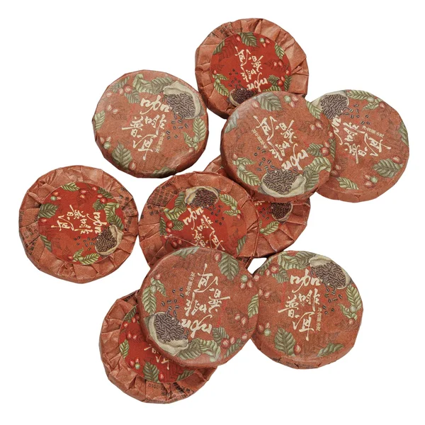 Шу Пуер з кавовими зернами - 4