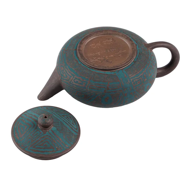 Чайник 100 мл "Бірюзовий тотем", цзяньшуйська кераміка, майстер Нун Бінцзе - 9
