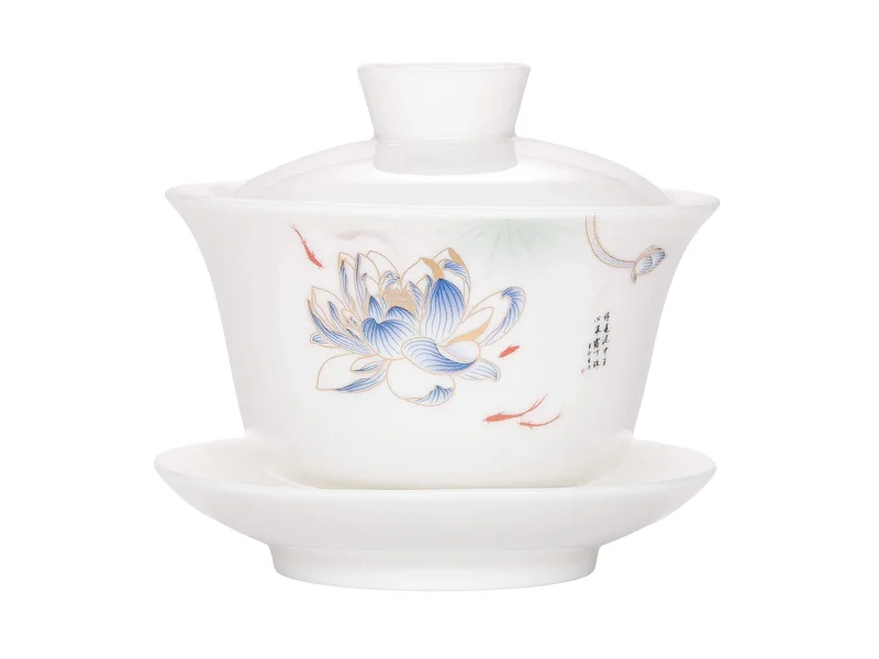 Гайвань 170 мл «Голубой лотос», фарфор - 1