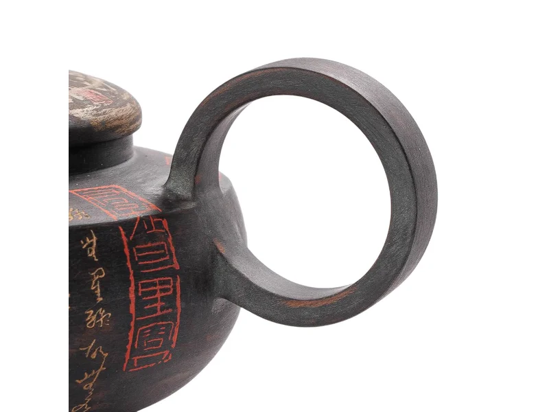 Чайник 140 мл "Праджня", цзяньшуйська кераміка, майстер Ван Юнцзе - 11