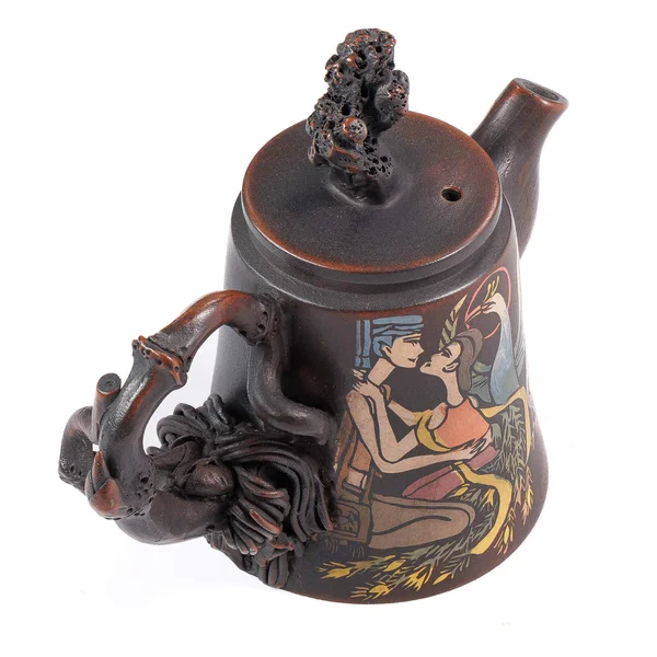 Чайник 140 мл "Красавица", цзяньшуйская керамика, мастер Ма Линь - 4