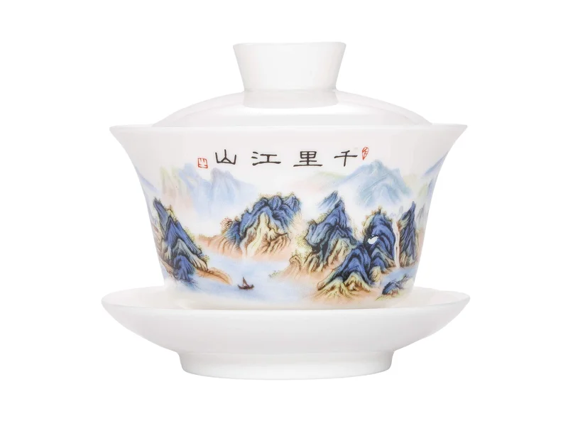 Гайвань 170 мл "Горы и реки", фарфор - 1