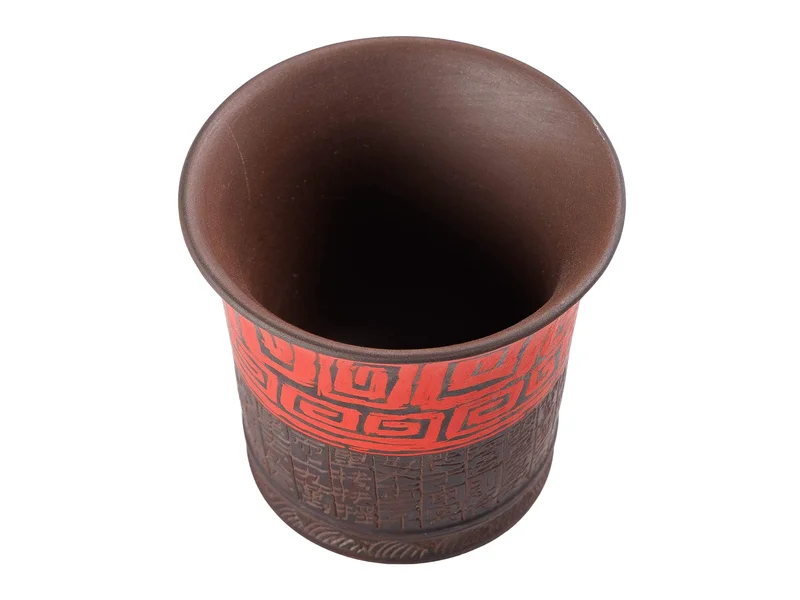 Піала 90 мл "Таоте. Тисяча ієрогліфів", цзяньшуйська кераміка, майстер Нун Бінцзе - 4