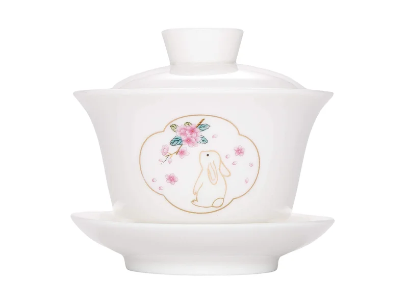 Гайвань 170 мл "Весенний кролик", фарфор - 1