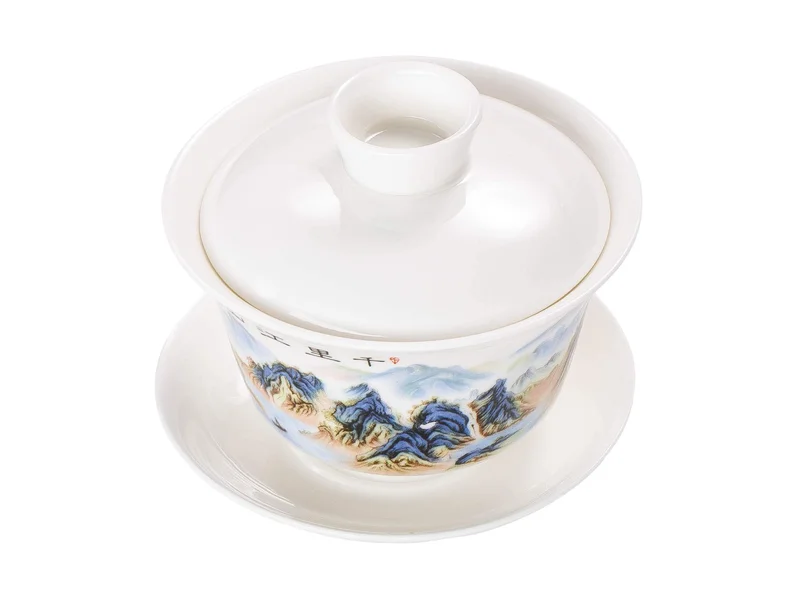 Гайвань 170 мл "Горы и реки", фарфор - 2