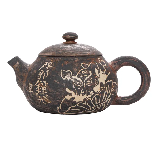 Чайник 165 мл "Підкорювач демонів", цзяньшуйська кераміка, майстер Гу Цзінгуан - 1