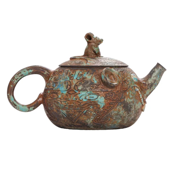 Чайник 180 мл "Химерний слон з мишею", цзяньшуйская керамика, майстер Фен Яо Чен - 2