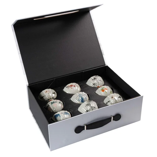 Подарочный набор пиал "Цветочная Феерия" - 1