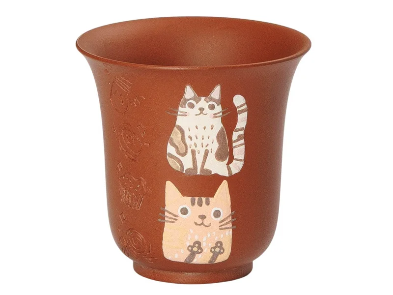 Пиала 30 мл "Пушистые Друзья", керамика Цзяньшуй, Чэнь Цимин - 2
