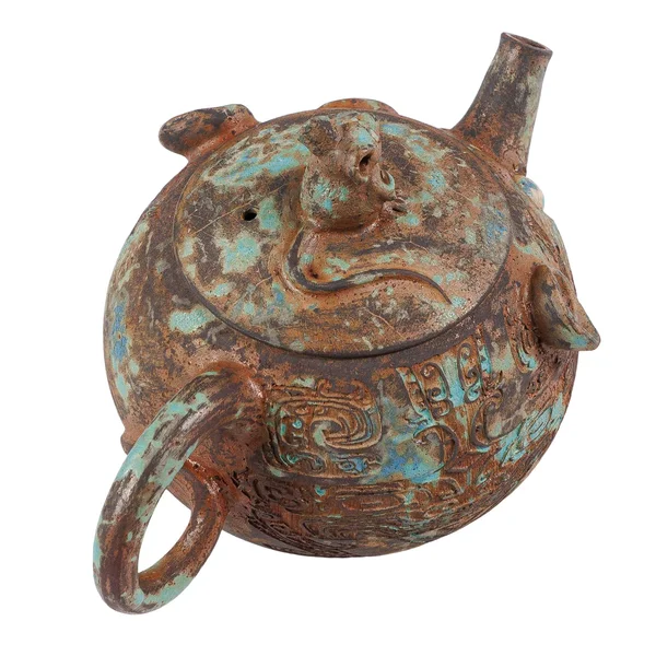 Чайник 180 мл "Химерний слон з мишею", цзяньшуйская керамика, майстер Фен Яо Чен - 4