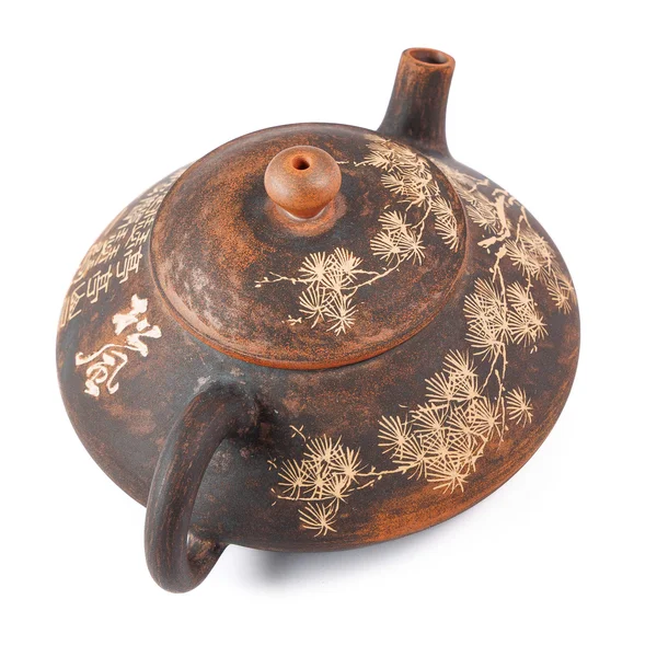 Чайник 120 мл "Сосна", цзяньшуйська кераміка, майстер Гу Шен - 4