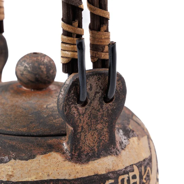 Чайник 200 мл "Эстампы", цзяньшуйская керамика, мастер Гу Цзингуан - 14