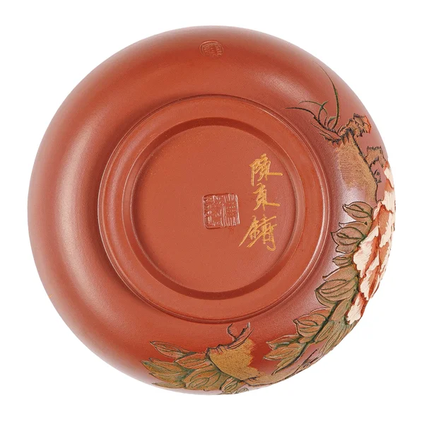 Пиала "Цветущий пион", исинская глина Цин Шуй Ни - 8