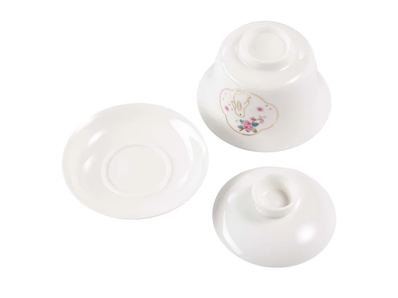 Гайвань 170 мл "Весенний кролик", фарфор - 5