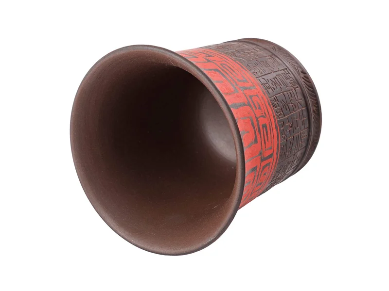 Піала 90 мл "Таоте. Тисяча ієрогліфів", цзяньшуйська кераміка, майстер Нун Бінцзе - 9