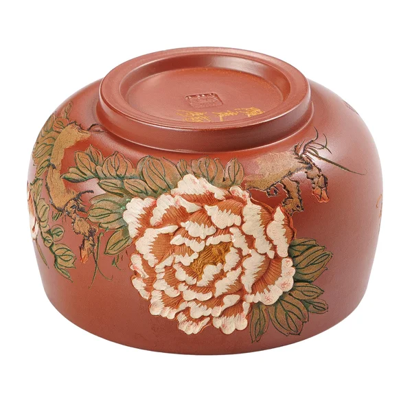 Пиала "Цветущий пион", исинская глина Цин Шуй Ни - 9