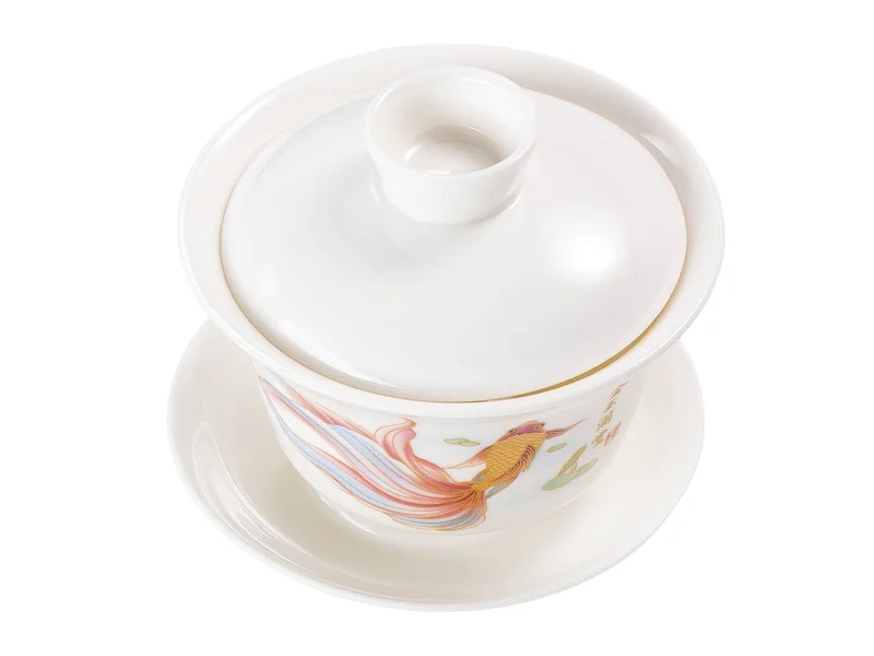 Гайвань 170 мл "Золотой поток", фарфор - 2