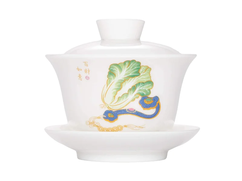 Гайвань 170 мл "Золота капуста" порцеляна - 1