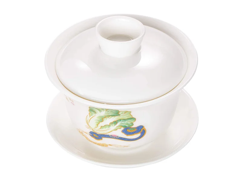 Гайвань 170 мл "Золота капуста" порцеляна - 2