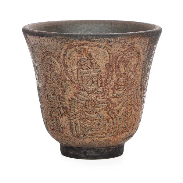 Піала 100 мл "Сутру серця", цзяньшуйська кераміка, майстер Гу Цзінгуан - 2