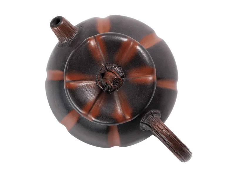 Чайник 95 мл "Гарбуз. Глибокий тон", цзяньшуйська кераміка, майстер Янь Сяосі - 6