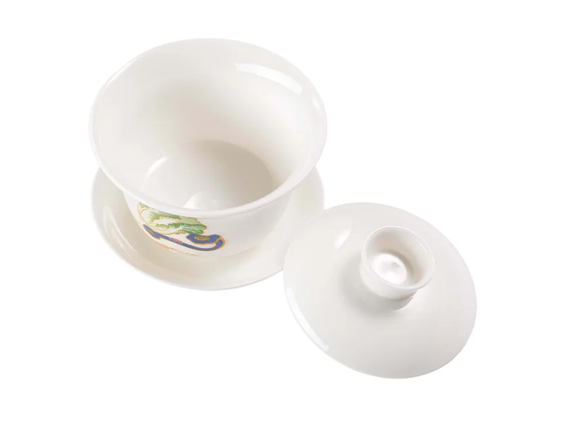 Гайвань 170 мл "Золота капуста" порцеляна - 3